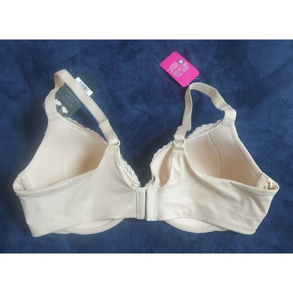 NWT Ladies Maidenform Comfort Devotion Nude Extra Body Coverage Bra Size 38C - Picture 6 of 6